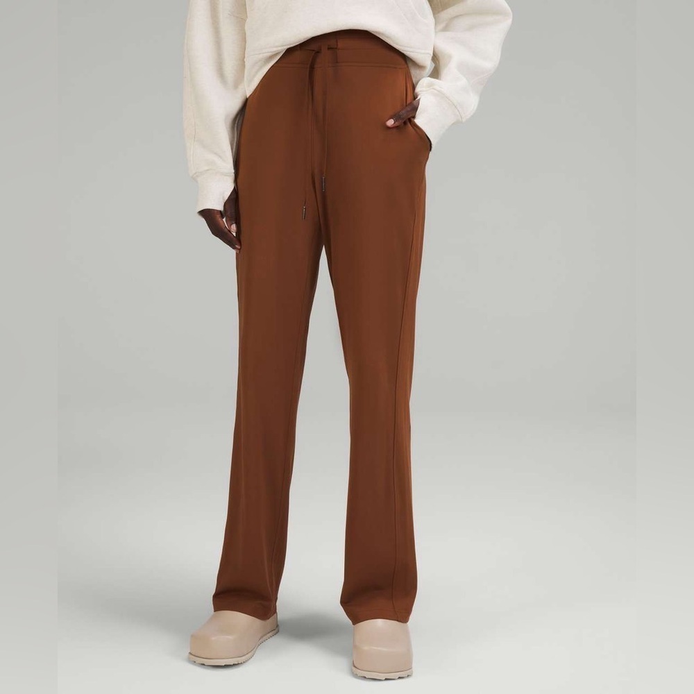 Lululemon Ready to Rulu Straight-Leg High-Rise Pant - Roasted Brown, Size 2